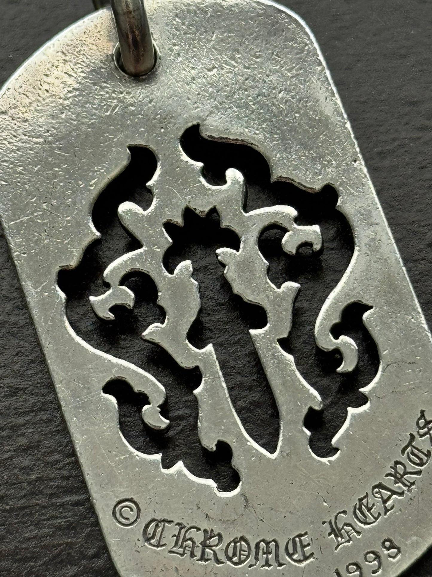 Chrome Hearts Vine Dagger Cut Out Dog Tag Pendant