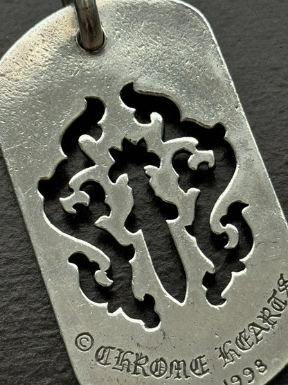 Chrome Hearts Vine Dagger Cut Out Dog Tag Pendant