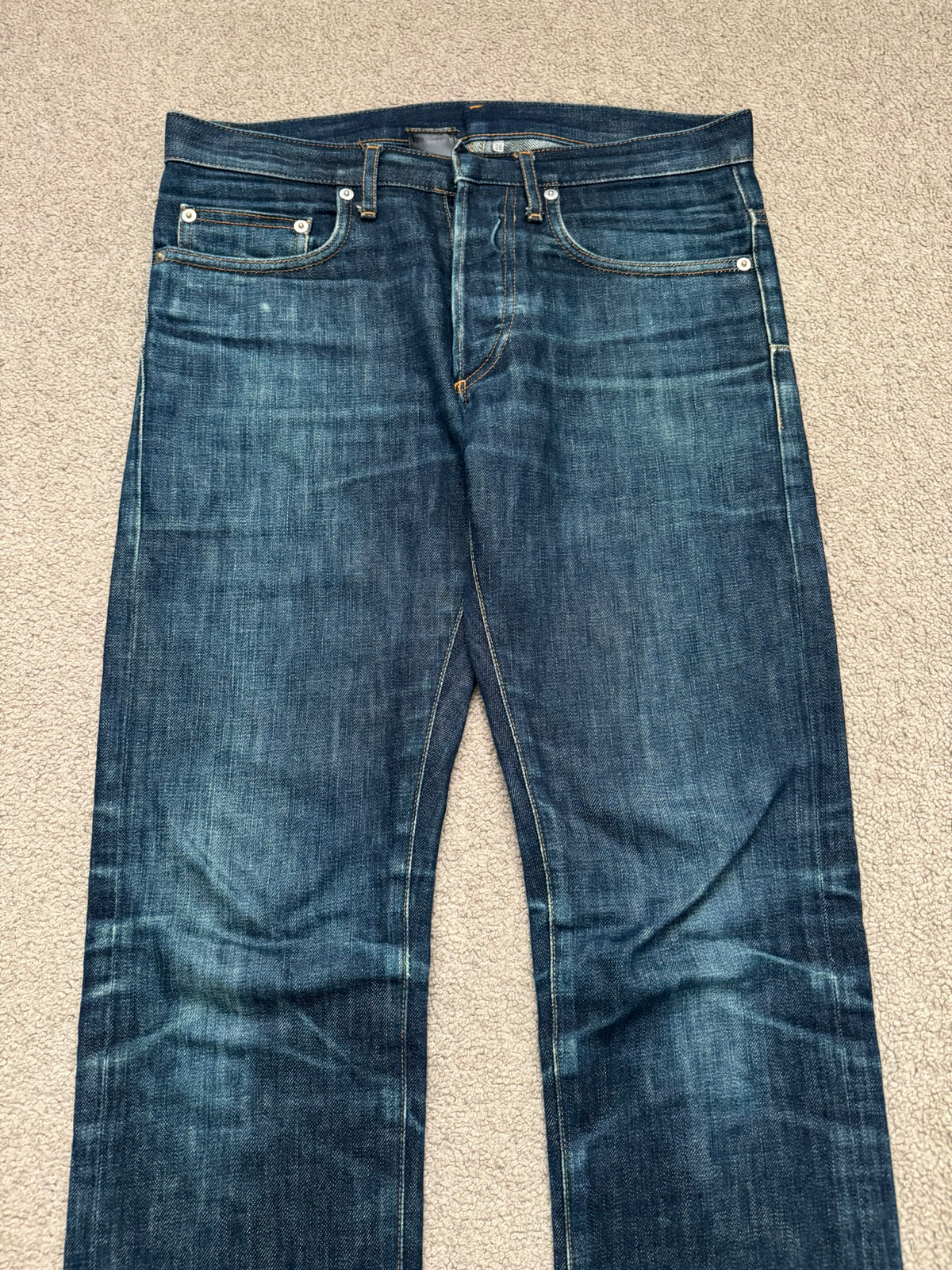 AW07 Dior Homme by Hedi Slimane Indigo Raw MIJ Denim Jeans