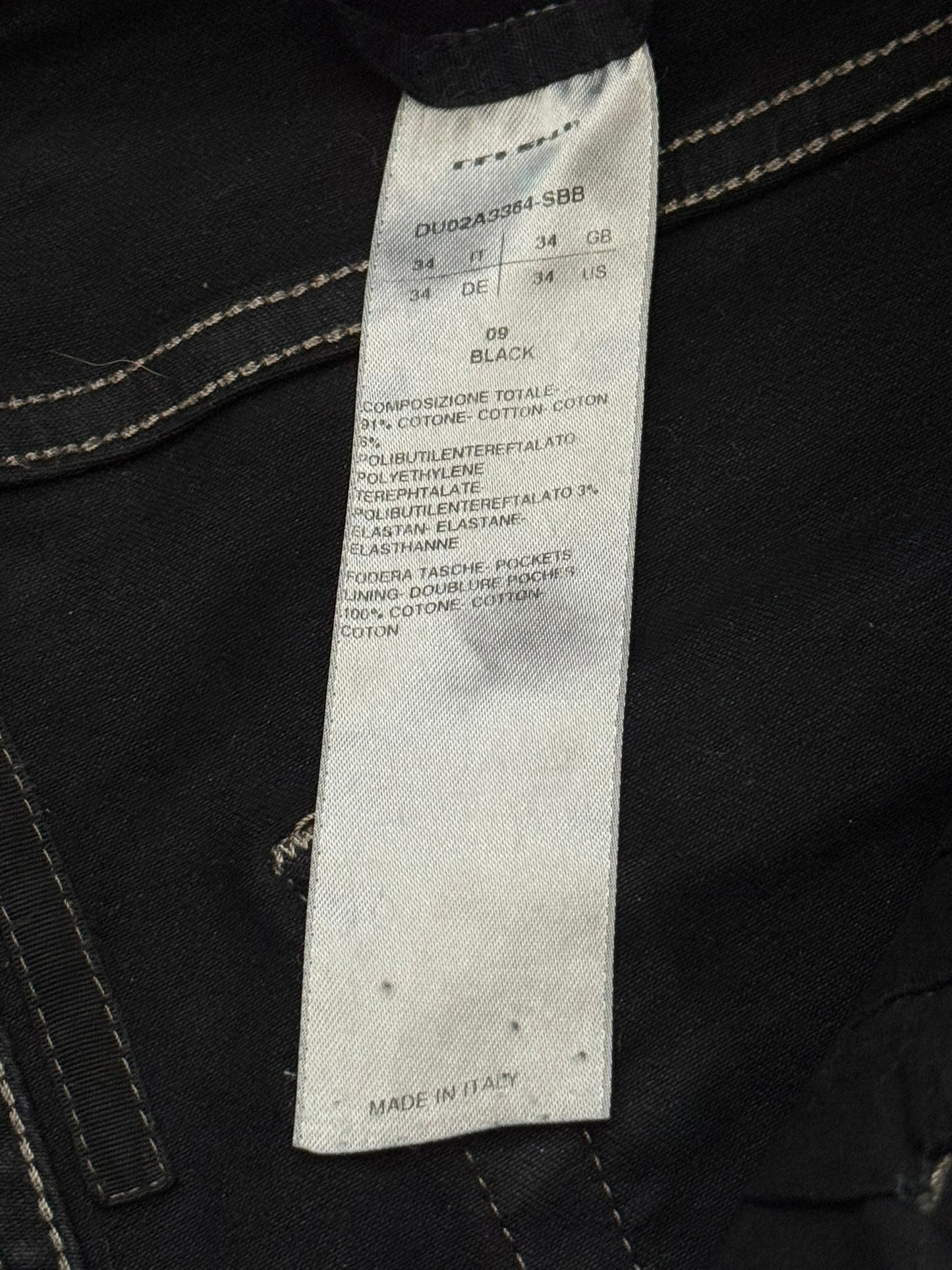 FW21 Rick Owens DRKSHDW Black Waxed Tyrone Cut Denim Jeans