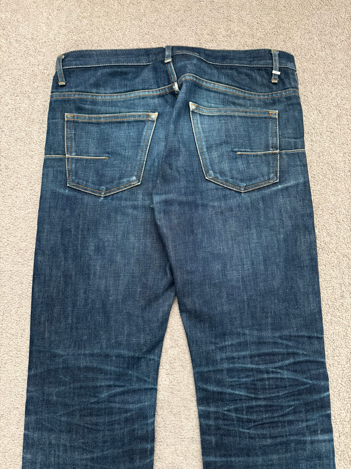AW07 Dior Homme by Hedi Slimane Indigo Raw MIJ Denim Jeans