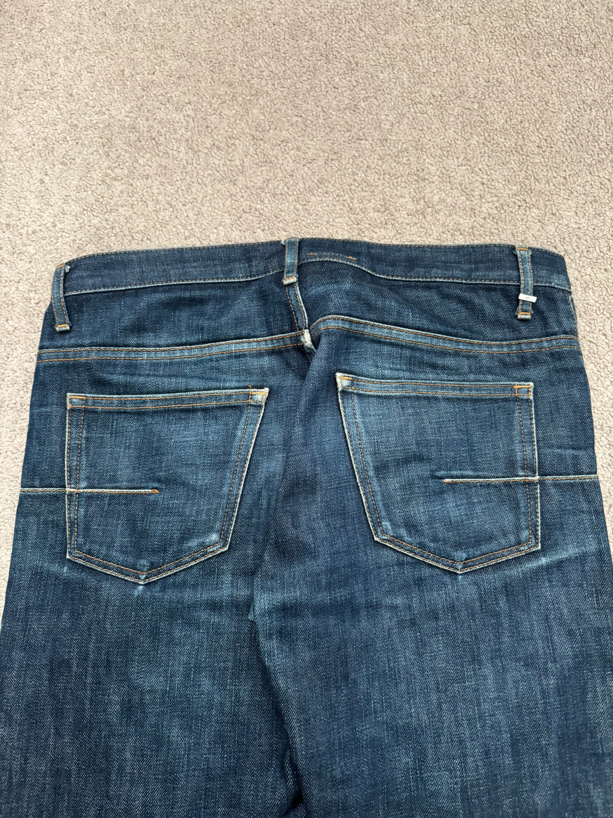 AW07 Dior Homme by Hedi Slimane Indigo Raw MIJ Denim Jeans
