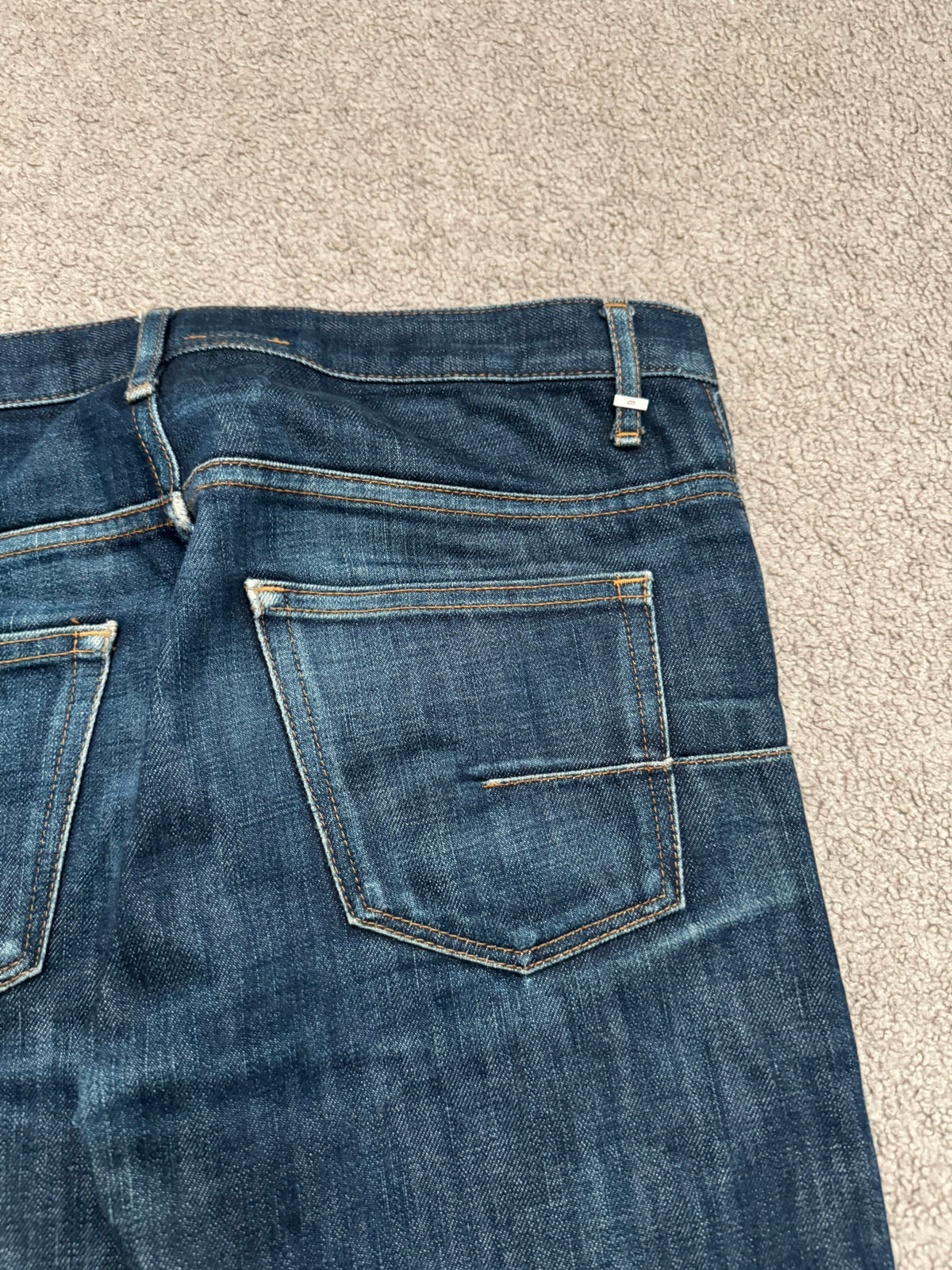AW07 Dior Homme by Hedi Slimane Indigo Raw MIJ Denim Jeans