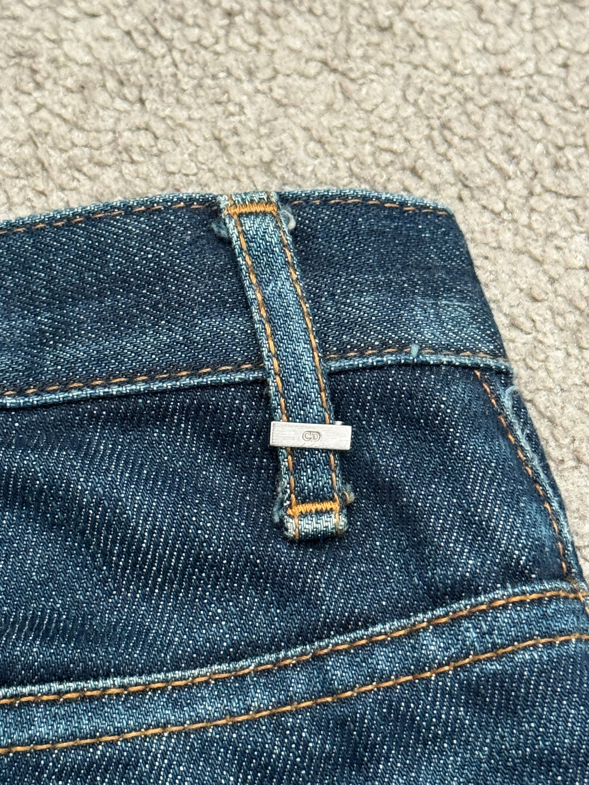 AW07 Dior Homme by Hedi Slimane Indigo Raw MIJ Denim Jeans
