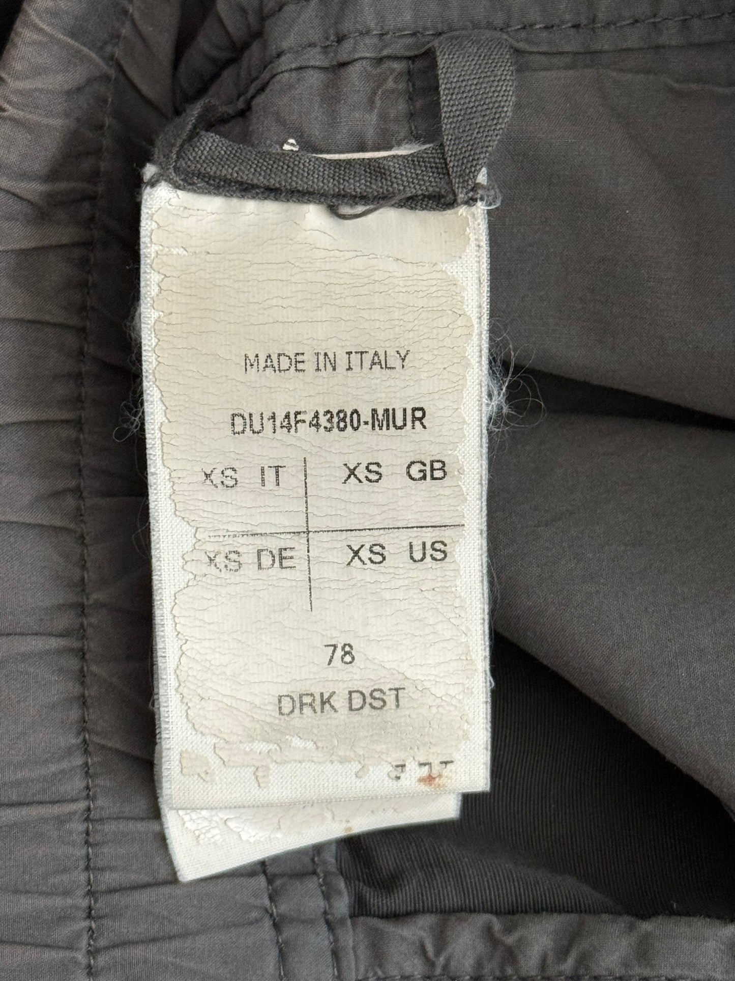 FW14 Rick Owens DRKSHDW Dark Dust Nylon Pods Shorts