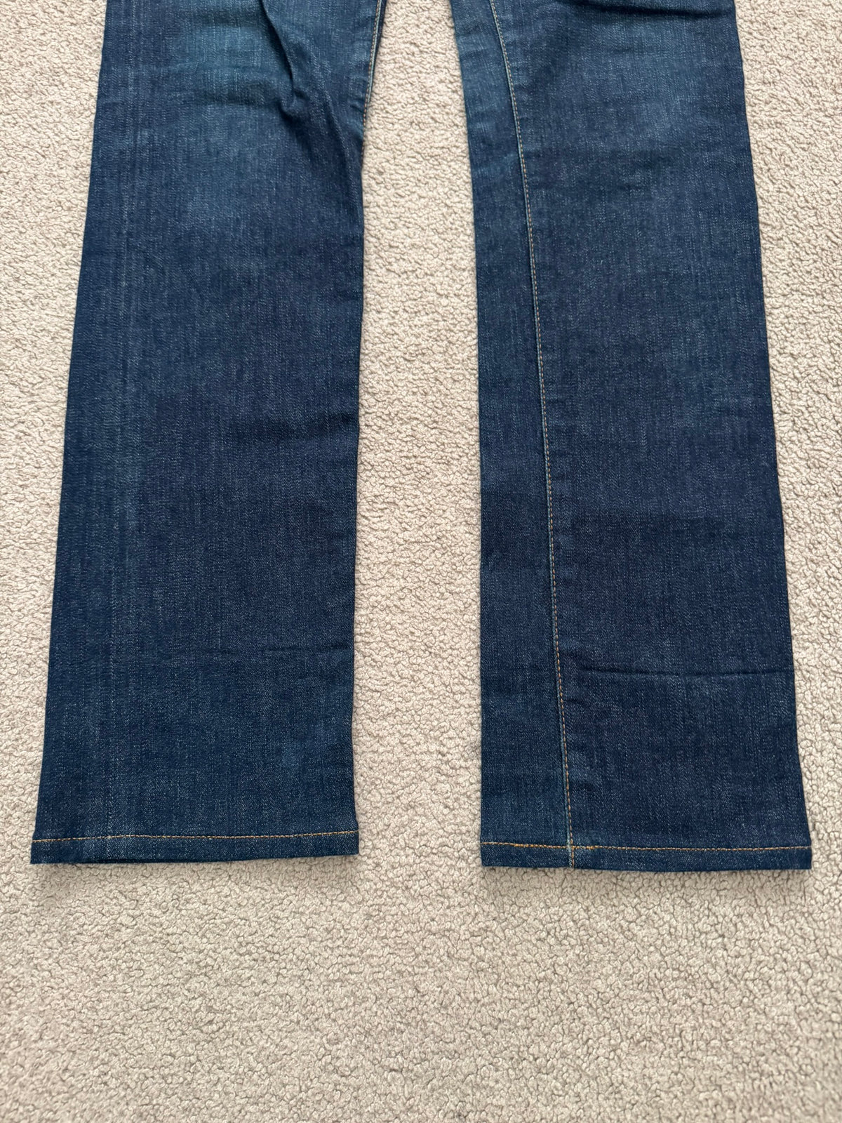 AW06 Dior Homme by Hedi Slimane Indigo Raw Stretch Denim Jeans