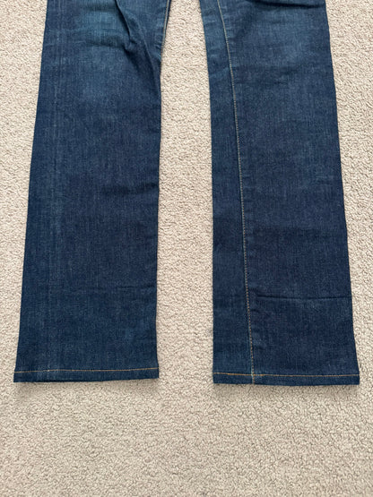 AW06 Dior Homme by Hedi Slimane Indigo Raw Stretch Denim Jeans