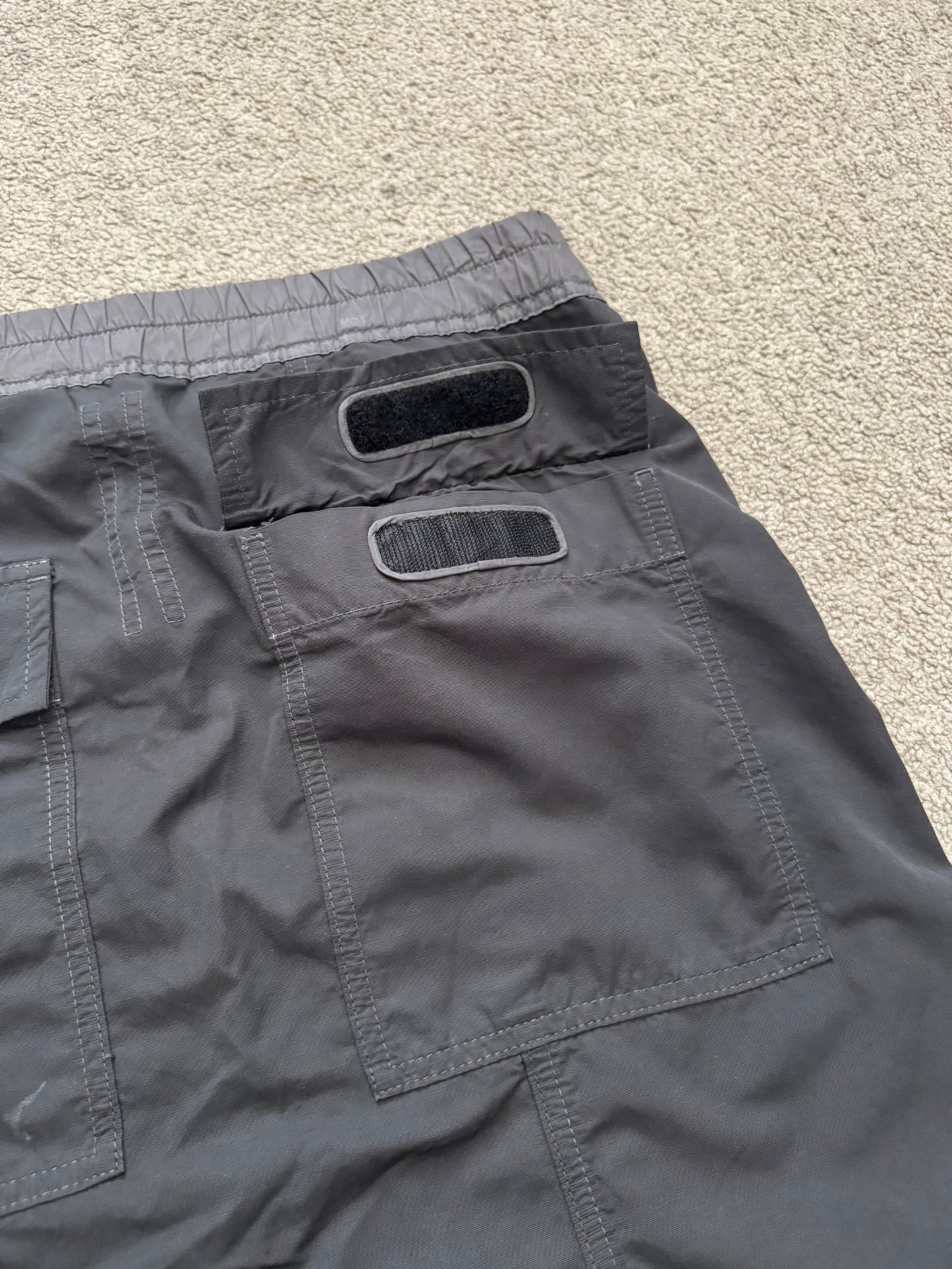 FW14 Rick Owens DRKSHDW Dark Dust Nylon Pods Shorts