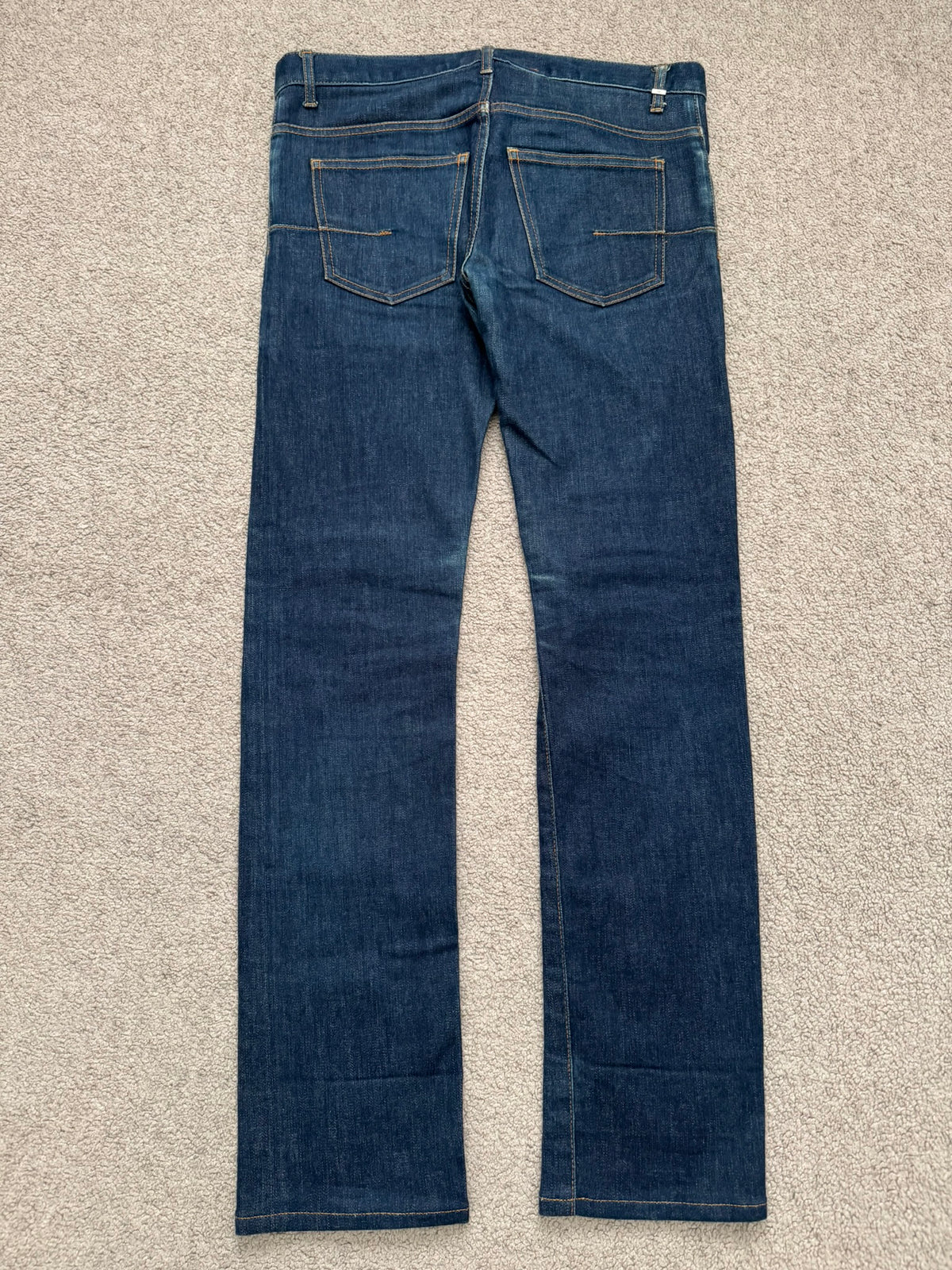 AW06 Dior Homme by Hedi Slimane Indigo Raw Stretch Denim Jeans