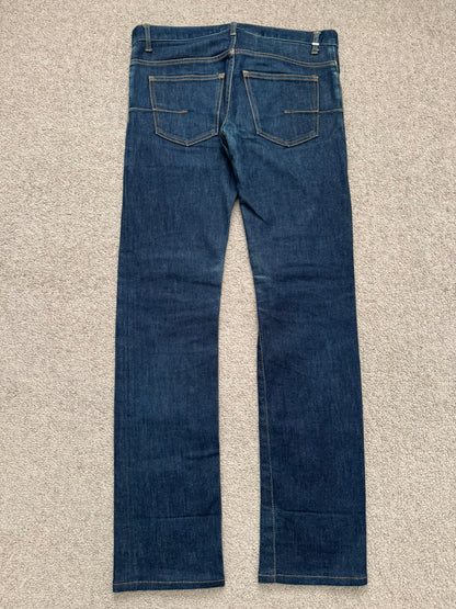 AW06 Dior Homme by Hedi Slimane Indigo Raw Stretch Denim Jeans