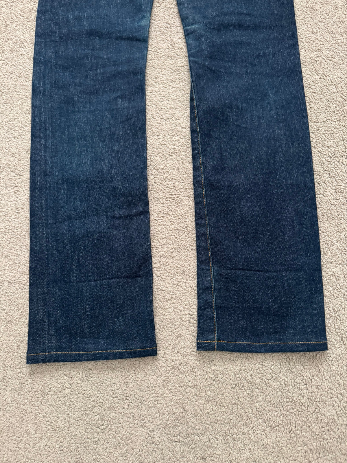 AW06 Dior Homme by Hedi Slimane Indigo Raw Stretch Denim Jeans