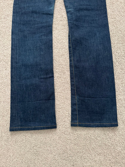 AW06 Dior Homme by Hedi Slimane Indigo Raw Stretch Denim Jeans