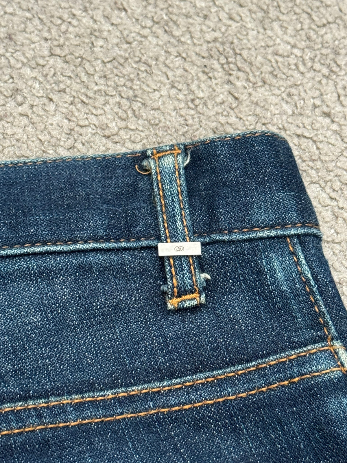 AW06 Dior Homme by Hedi Slimane Indigo Raw Stretch Denim Jeans