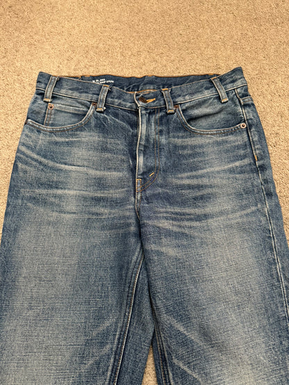 Celine by Hedi Slimane Blue Union Wash Slim Denim Jeans