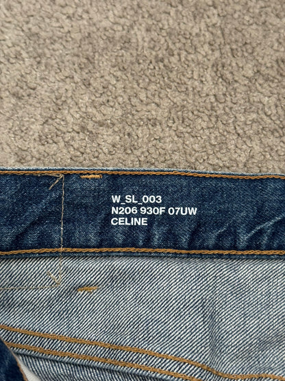 Celine by Hedi Slimane Blue Union Wash Slim Denim Jeans