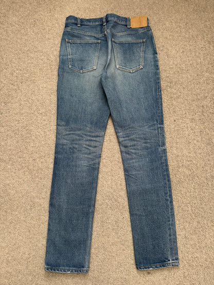 Celine by Hedi Slimane Blue Union Wash Slim Denim Jeans
