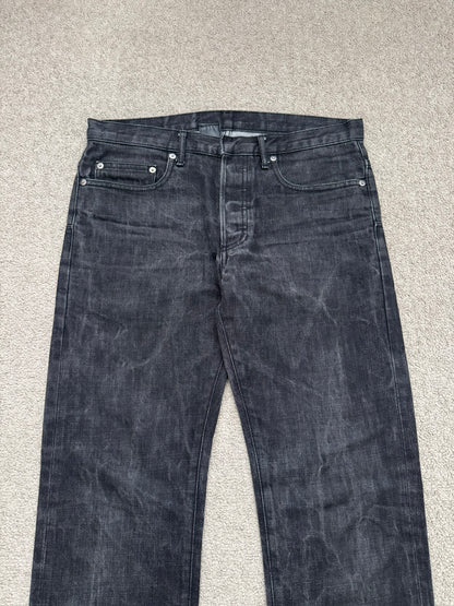 SS04 Dior Homme by Hedi Slimane "Strip" MIJ Washed Denim Jeans