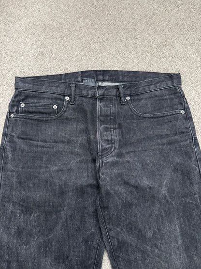 SS04 Dior Homme by Hedi Slimane "Strip" MIJ Washed Denim Jeans