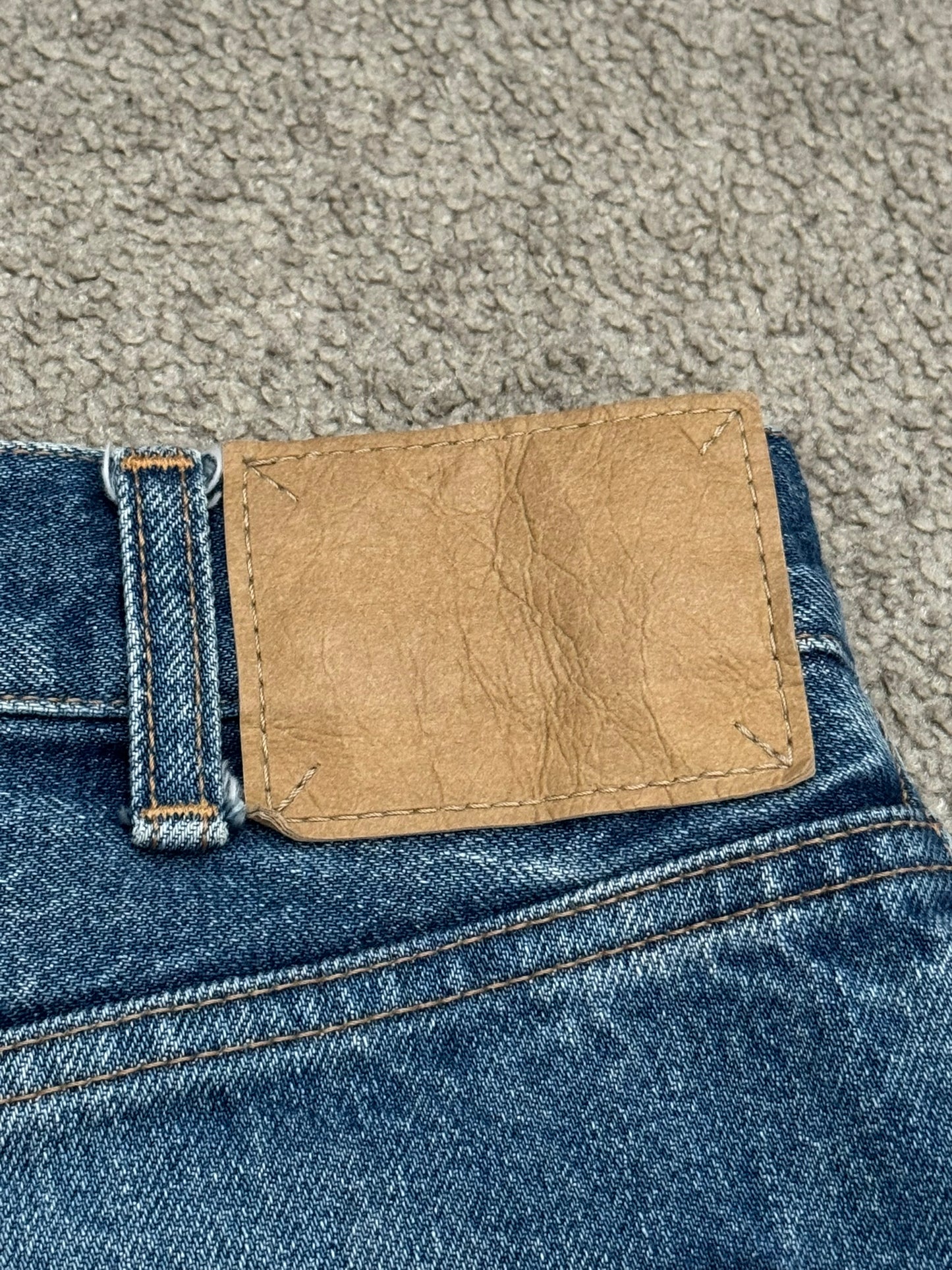 Celine by Hedi Slimane Blue Union Wash Slim Denim Jeans