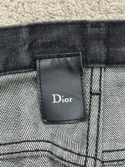 SS04 Dior Homme by Hedi Slimane "Strip" MIJ Washed Denim Jeans