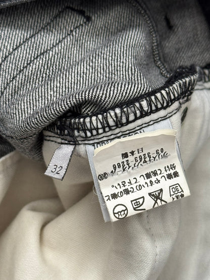 SS04 Dior Homme by Hedi Slimane "Strip" MIJ Washed Denim Jeans