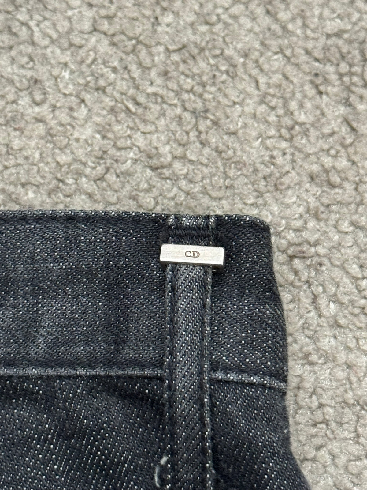 SS04 Dior Homme by Hedi Slimane "Strip" MIJ Washed Denim Jeans