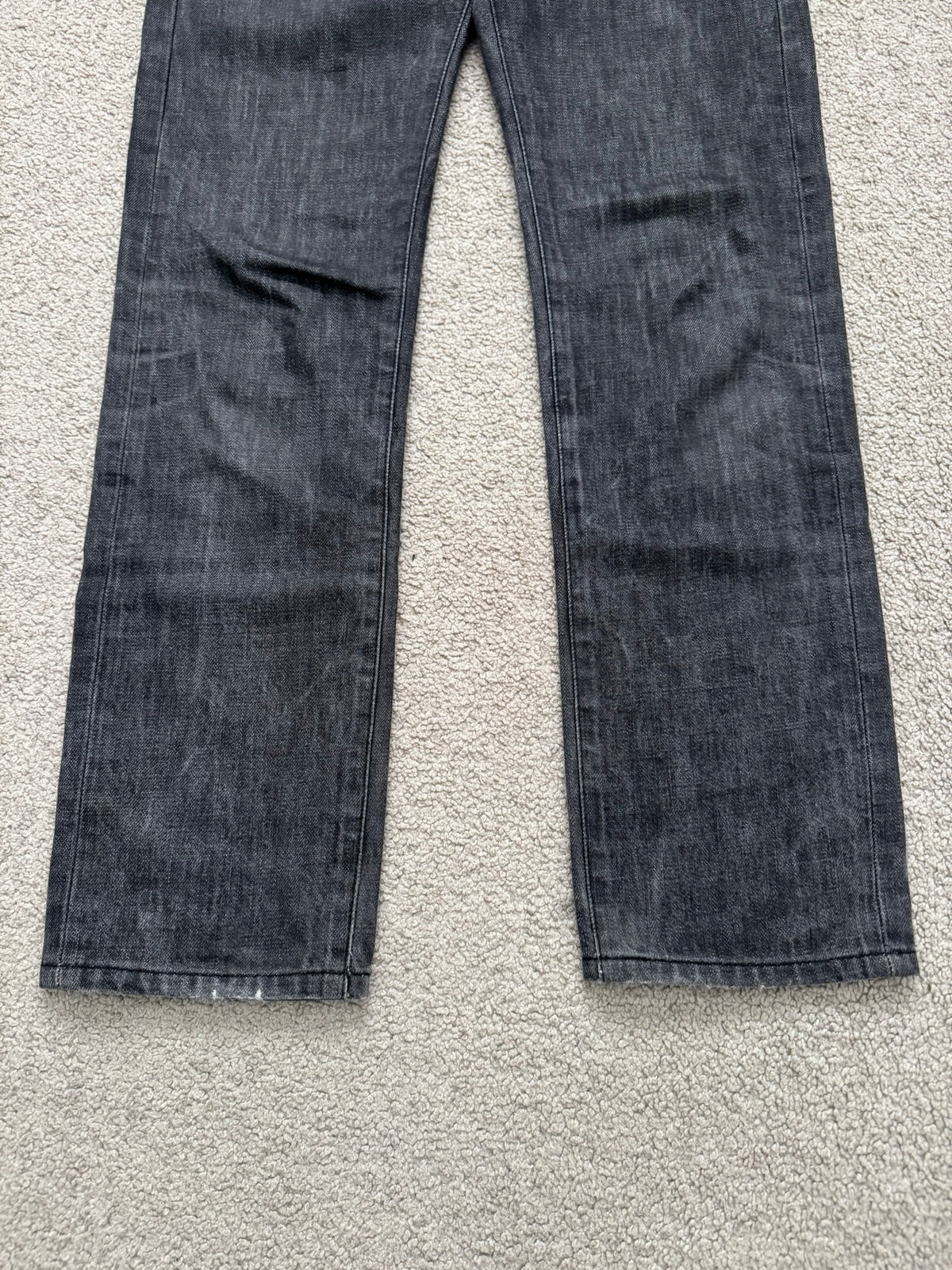 SS05 Dior Homme by Hedi Slimane MIJ Washed Black Denim Jeans