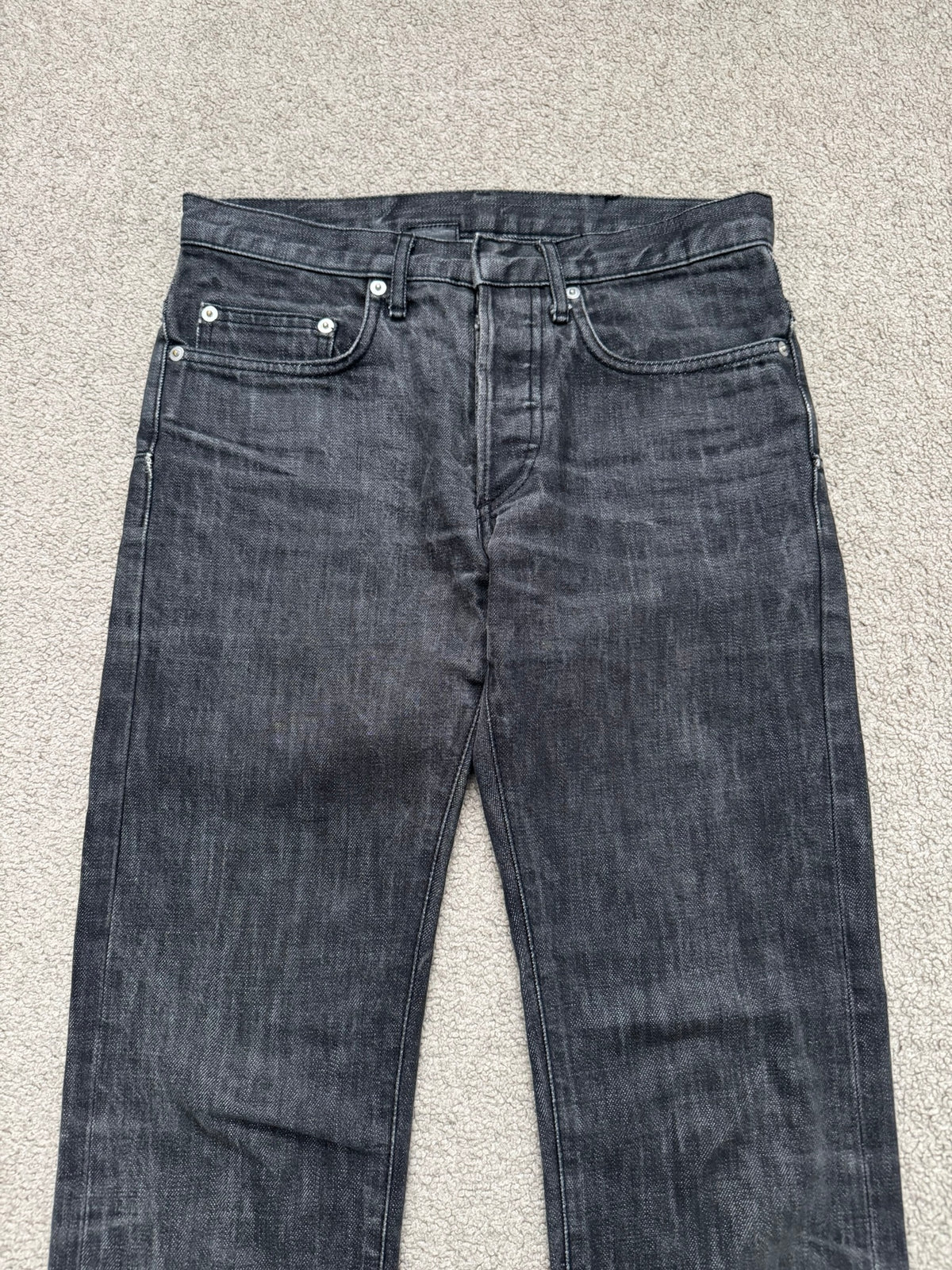 SS05 Dior Homme by Hedi Slimane MIJ Washed Black Denim Jeans