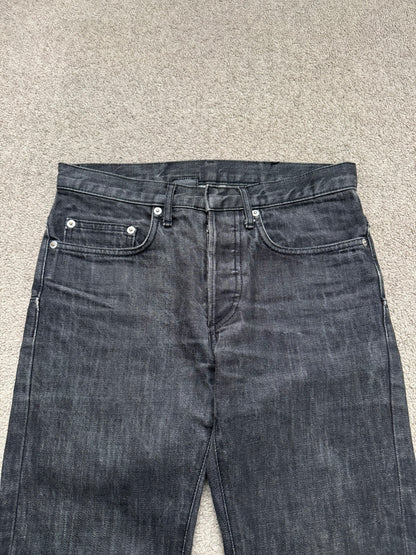 SS05 Dior Homme by Hedi Slimane MIJ Washed Black Denim Jeans