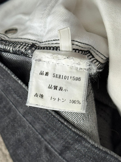 SS05 Dior Homme by Hedi Slimane MIJ Washed Black Denim Jeans