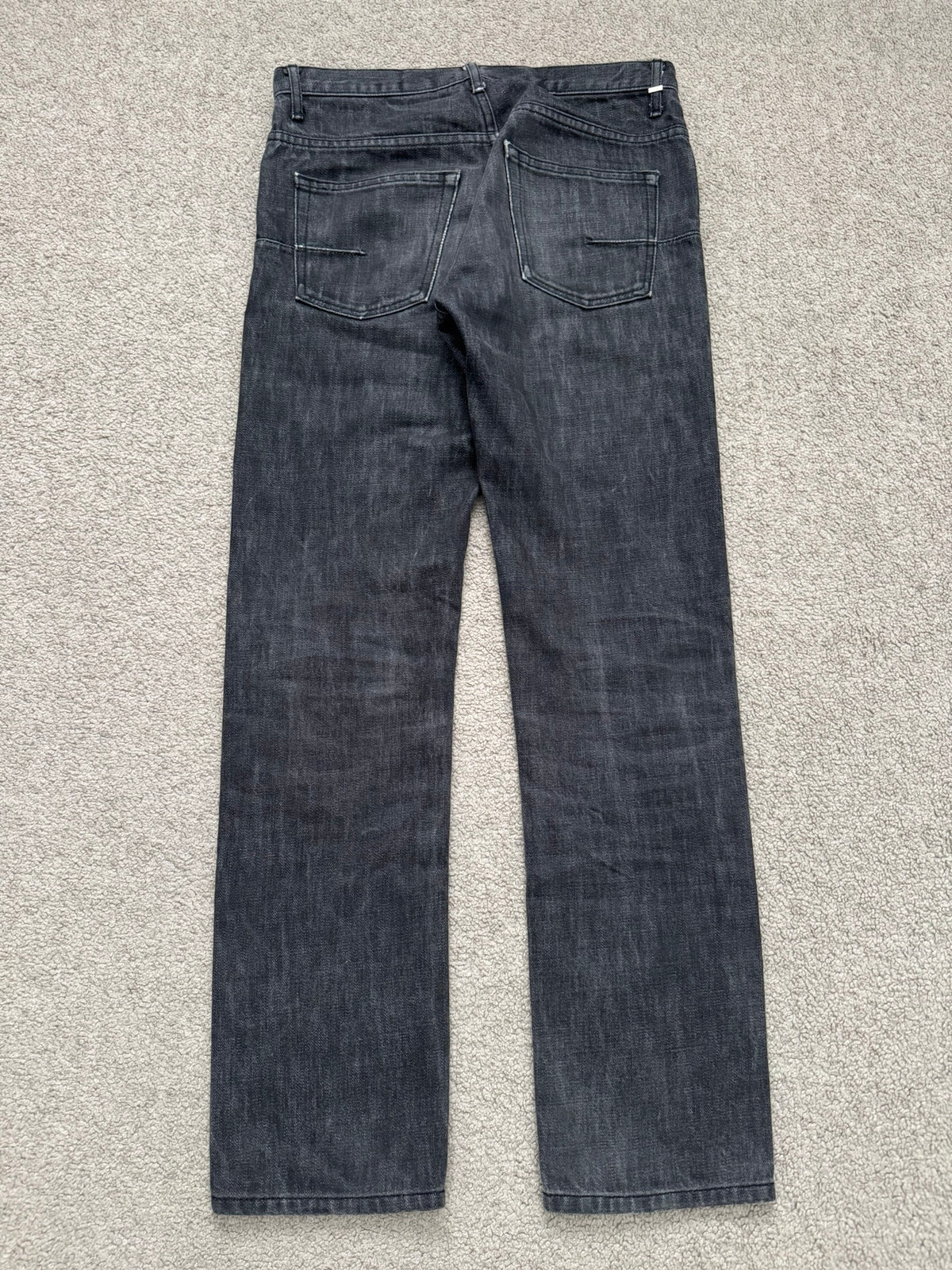SS05 Dior Homme by Hedi Slimane MIJ Washed Black Denim Jeans
