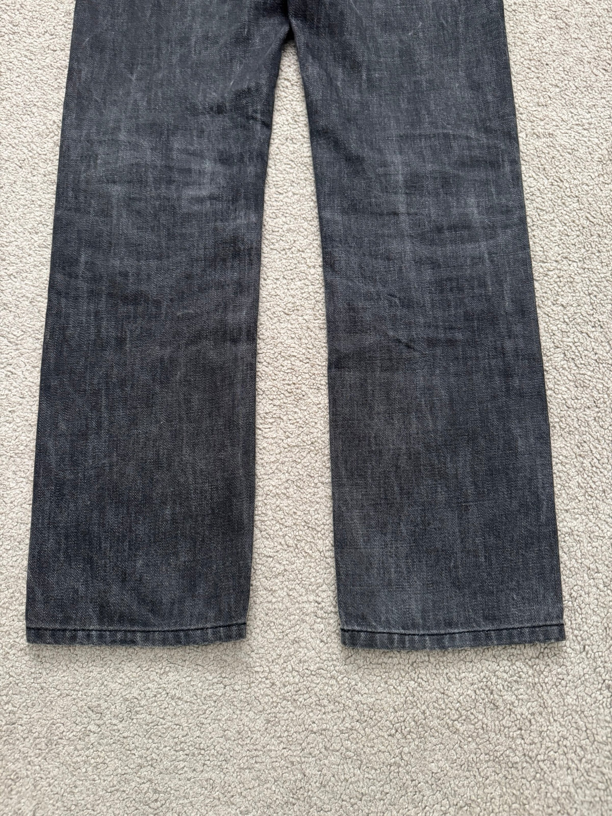 SS05 Dior Homme by Hedi Slimane MIJ Washed Black Denim Jeans