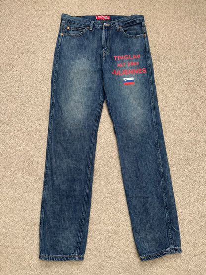 AW05 Junya Watanabe x Levis Triglav Slovenia Flag Denim Jeans