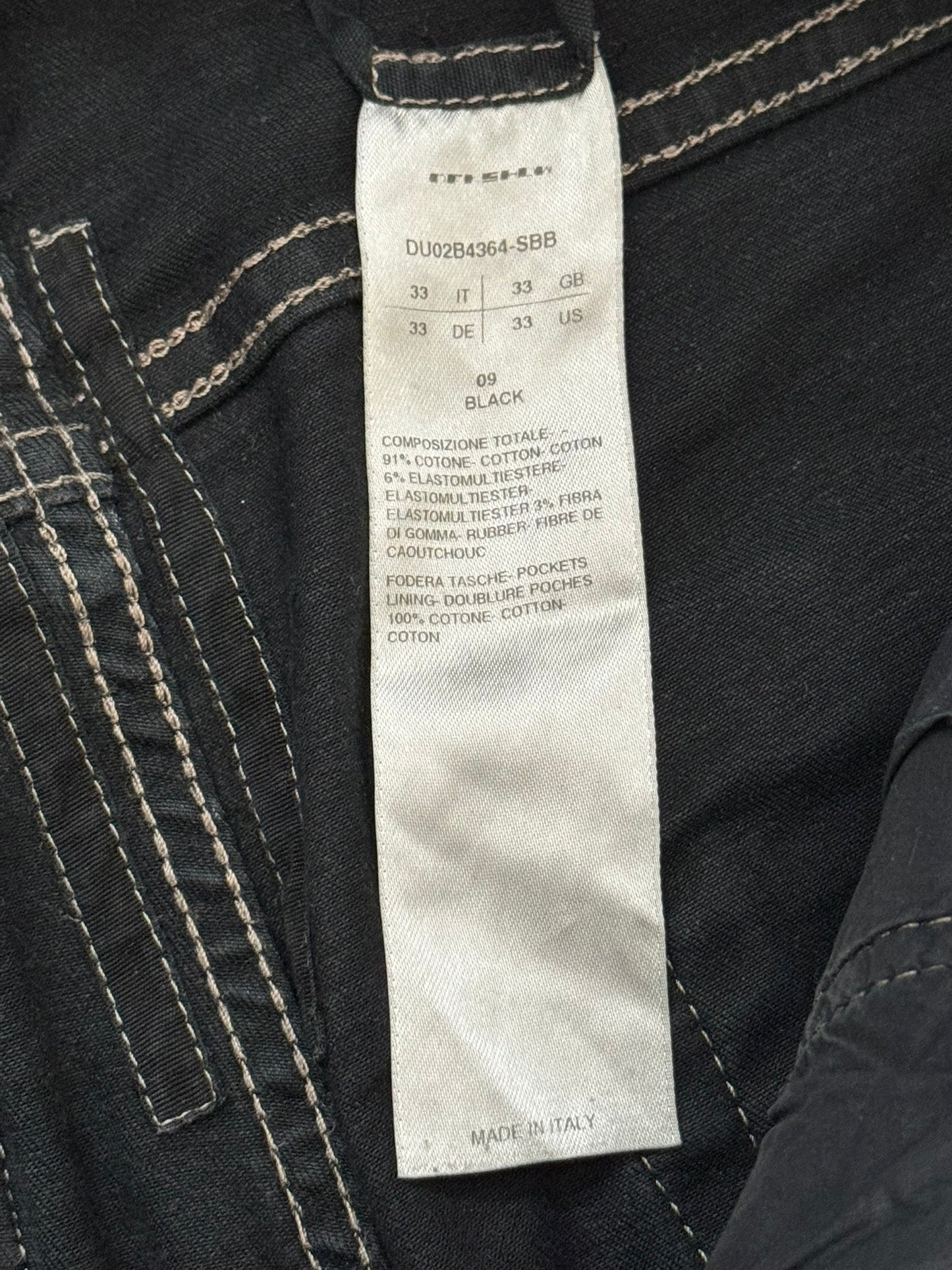 FW22 Rick Owens DRKSHDW Black Waxed Tyrone Cut Denim Jeans