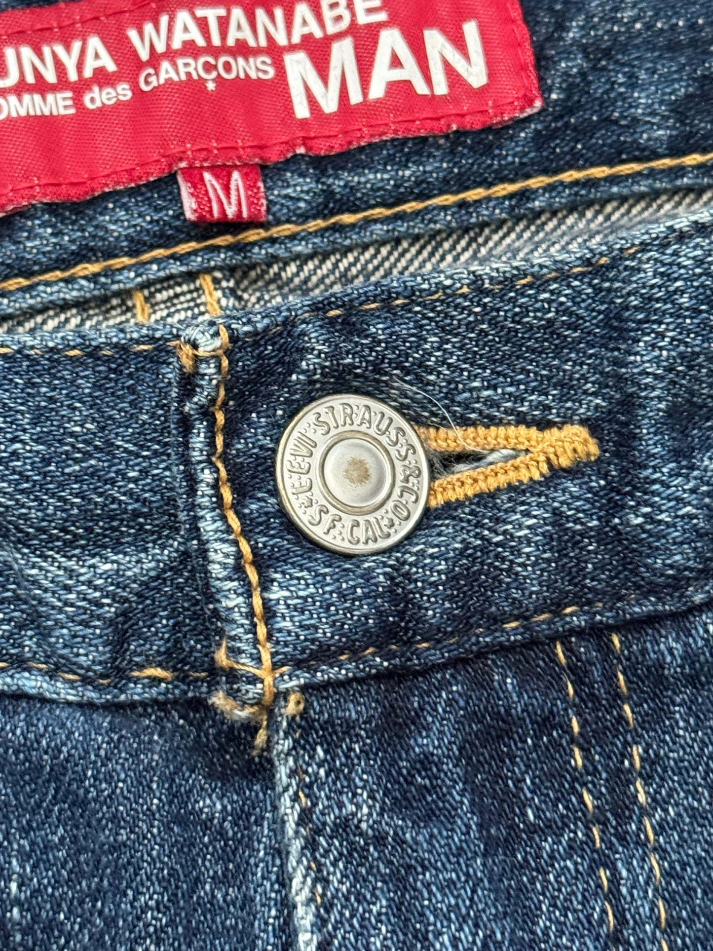 AW05 Junya Watanabe x Levis Triglav Slovenia Flag Denim Jeans