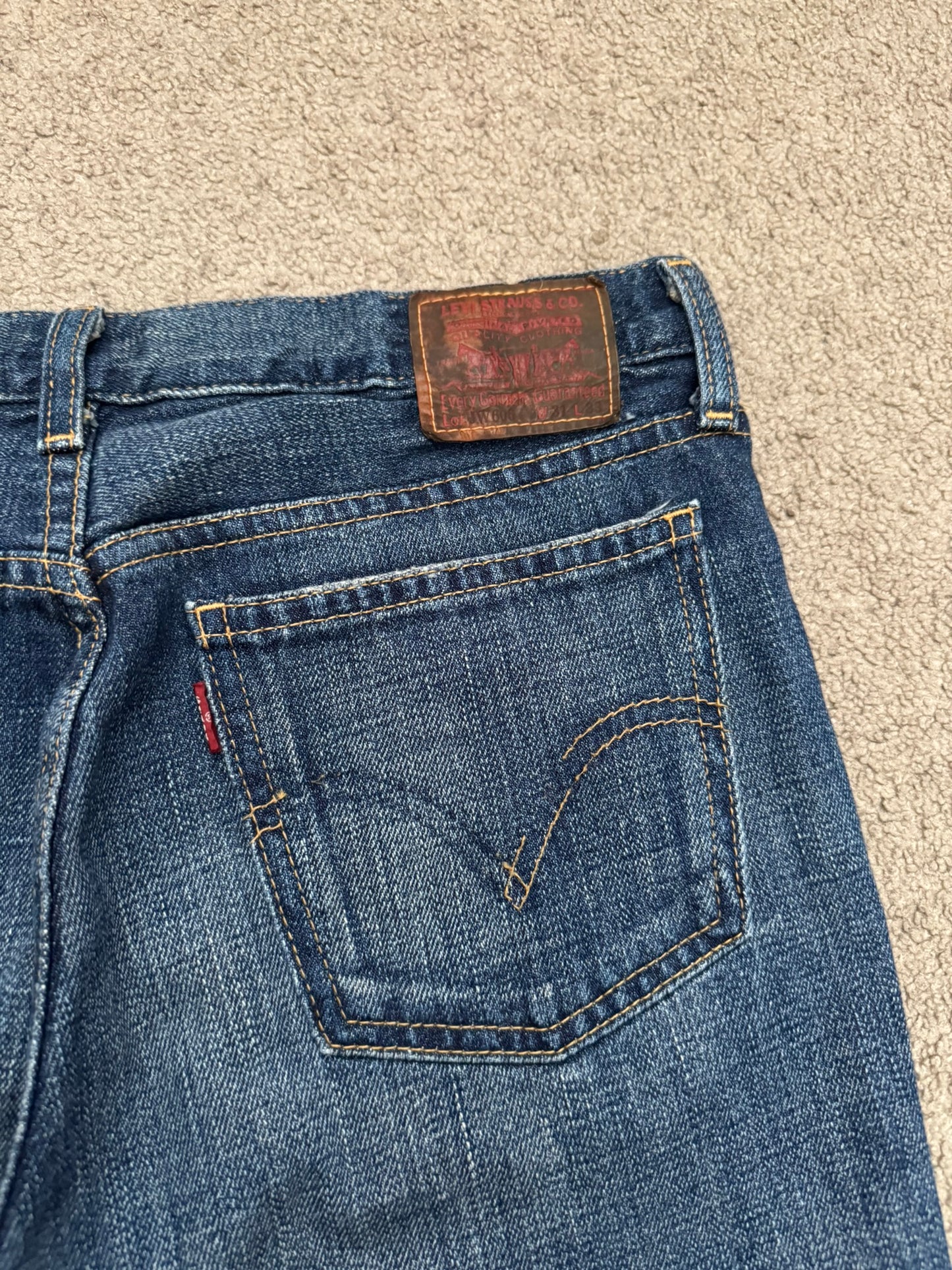 AW05 Junya Watanabe x Levis Triglav Slovenia Flag Denim Jeans