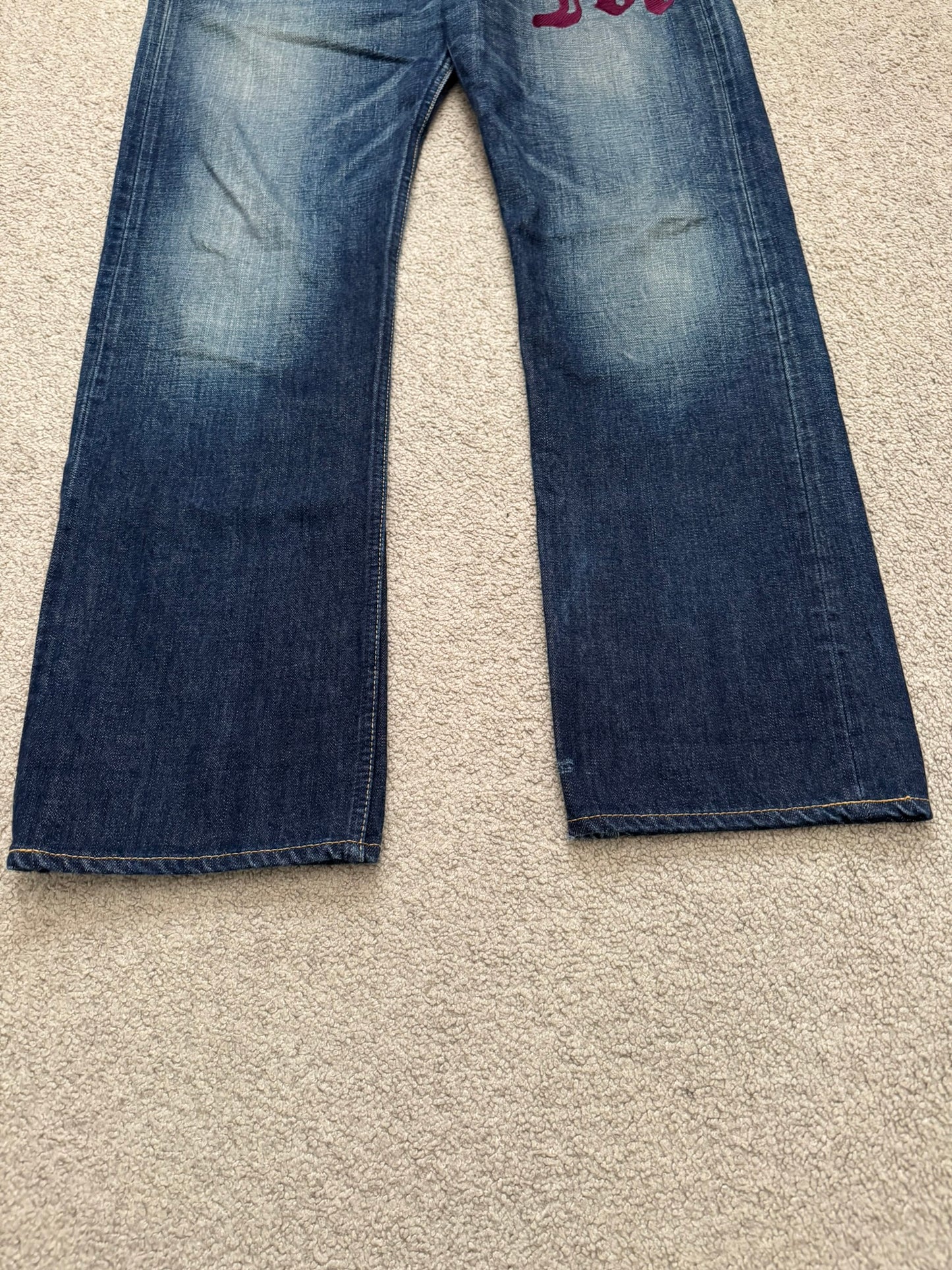 SS02 Junya Watanabe x Levis Embroidered "M" Denim Jeans