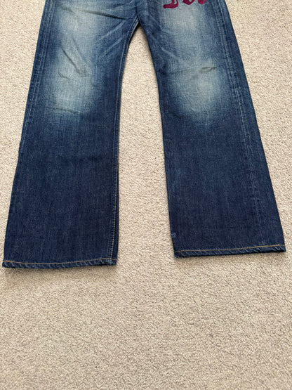 SS02 Junya Watanabe x Levis Embroidered "M" Denim Jeans