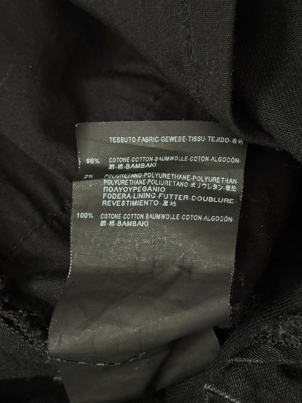 FW13 Saint Laurent by Hedi Slimane "Nightrider" Black Waxed D02 Denim Jeans