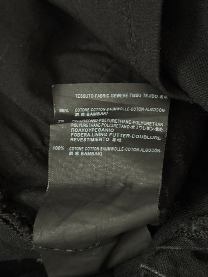 FW13 Saint Laurent by Hedi Slimane "Nightrider" Black Waxed D02 Denim Jeans