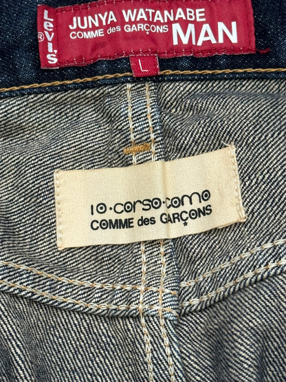 SS02 Junya Watanabe x Levis Embroidered "M" Denim Jeans