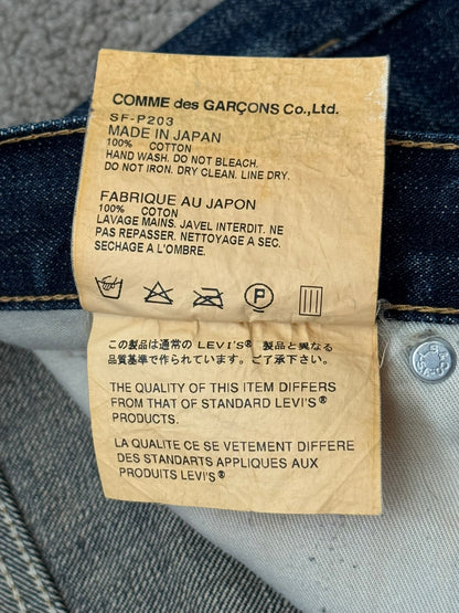 SS02 Junya Watanabe x Levis Embroidered "M" Denim Jeans