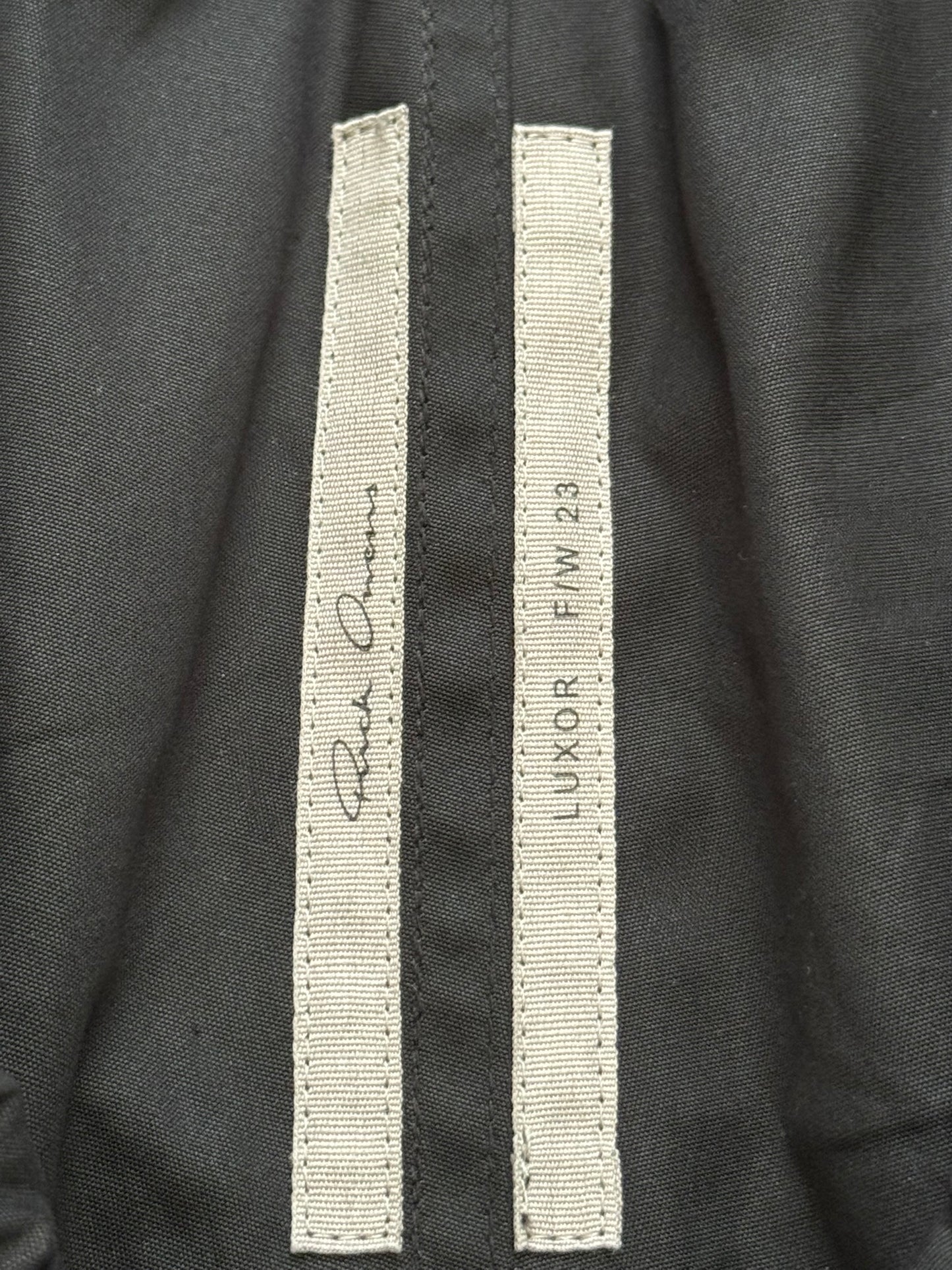 FW23 Rick Owens Mainline "Luxor" Basket Swinger Shorts