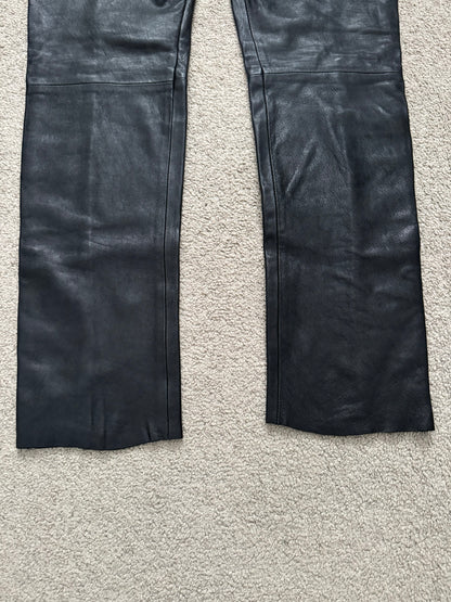 SS16 Saint Laurent by Hedi Slimane Runway Studded Leather Jeans