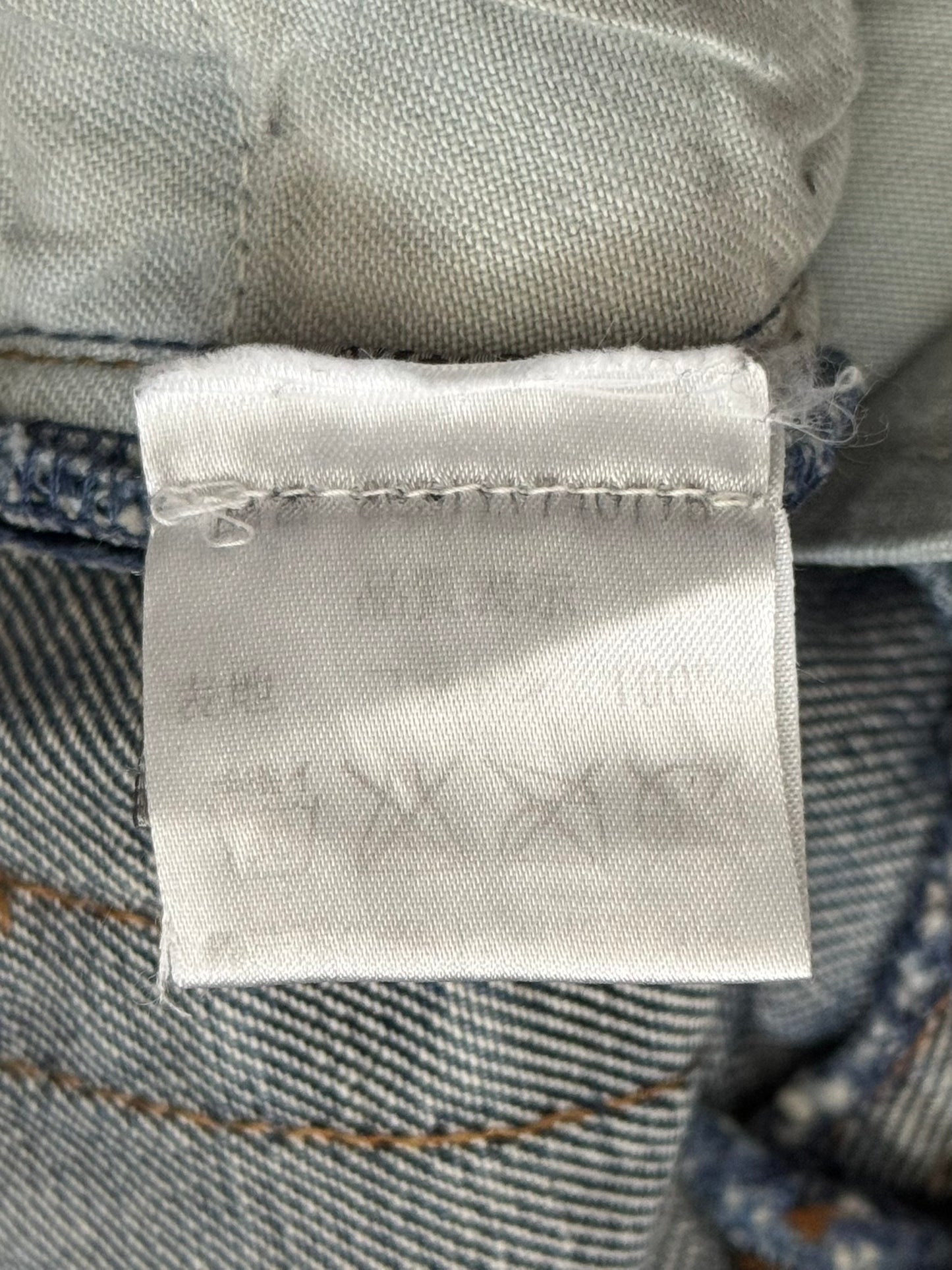 SS08 Dior Homme by Kris Van Assche Light Washed Blue Denim Jeans