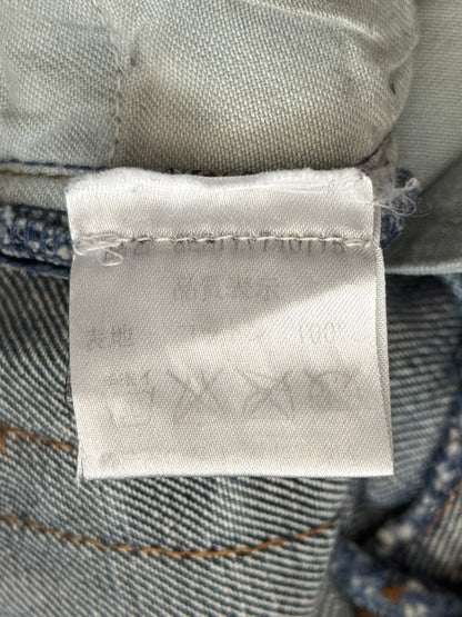 SS08 Dior Homme by Kris Van Assche Light Washed Blue Denim Jeans