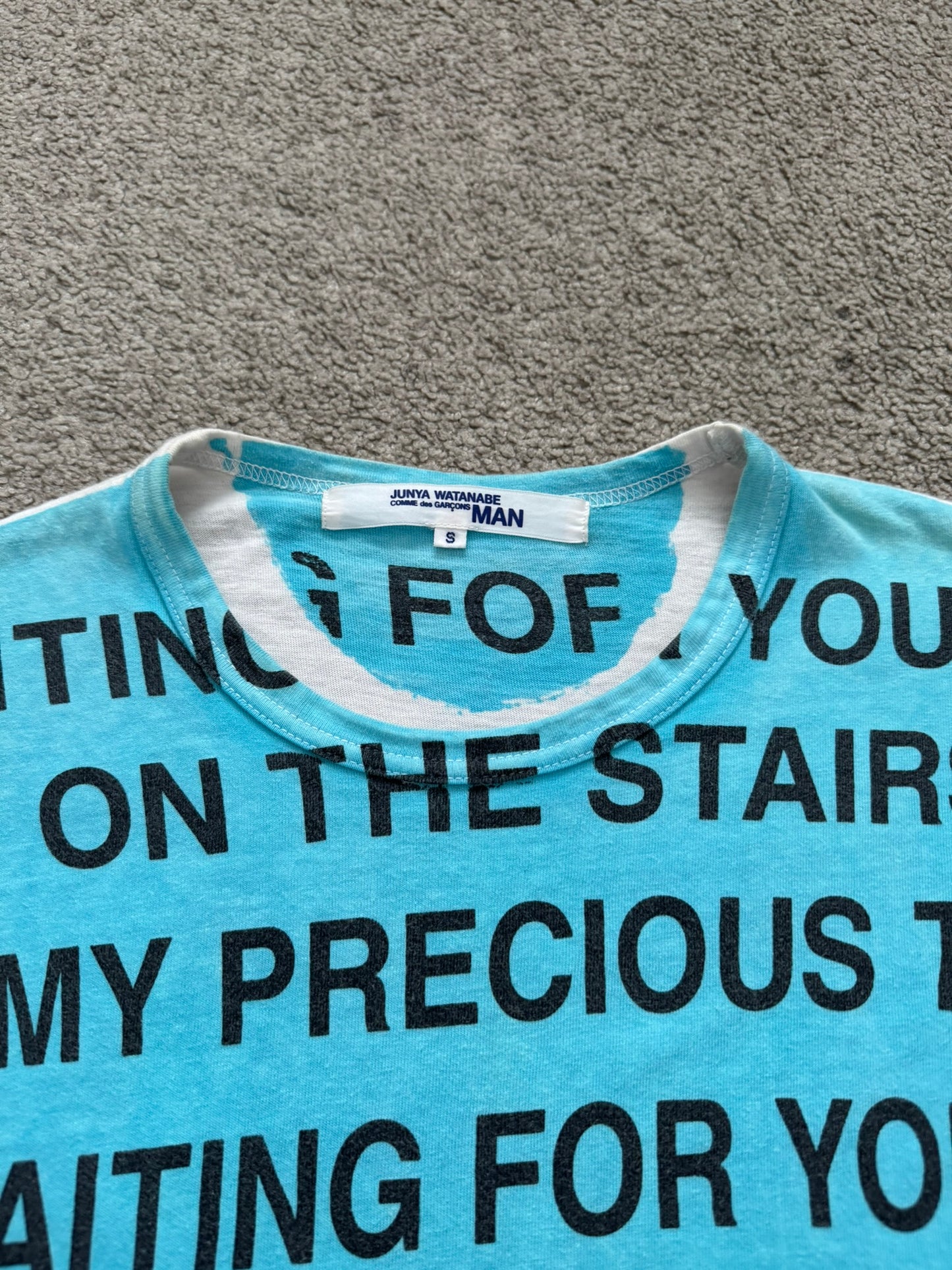 SS02 Junya Watanabe "Darling" Poem Graphic T Shirt