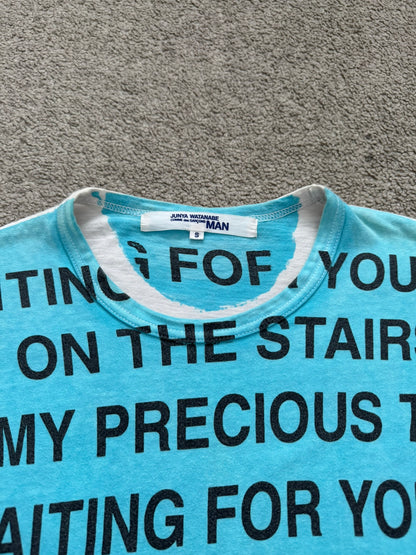 SS02 Junya Watanabe "Darling" Poem Graphic T Shirt
