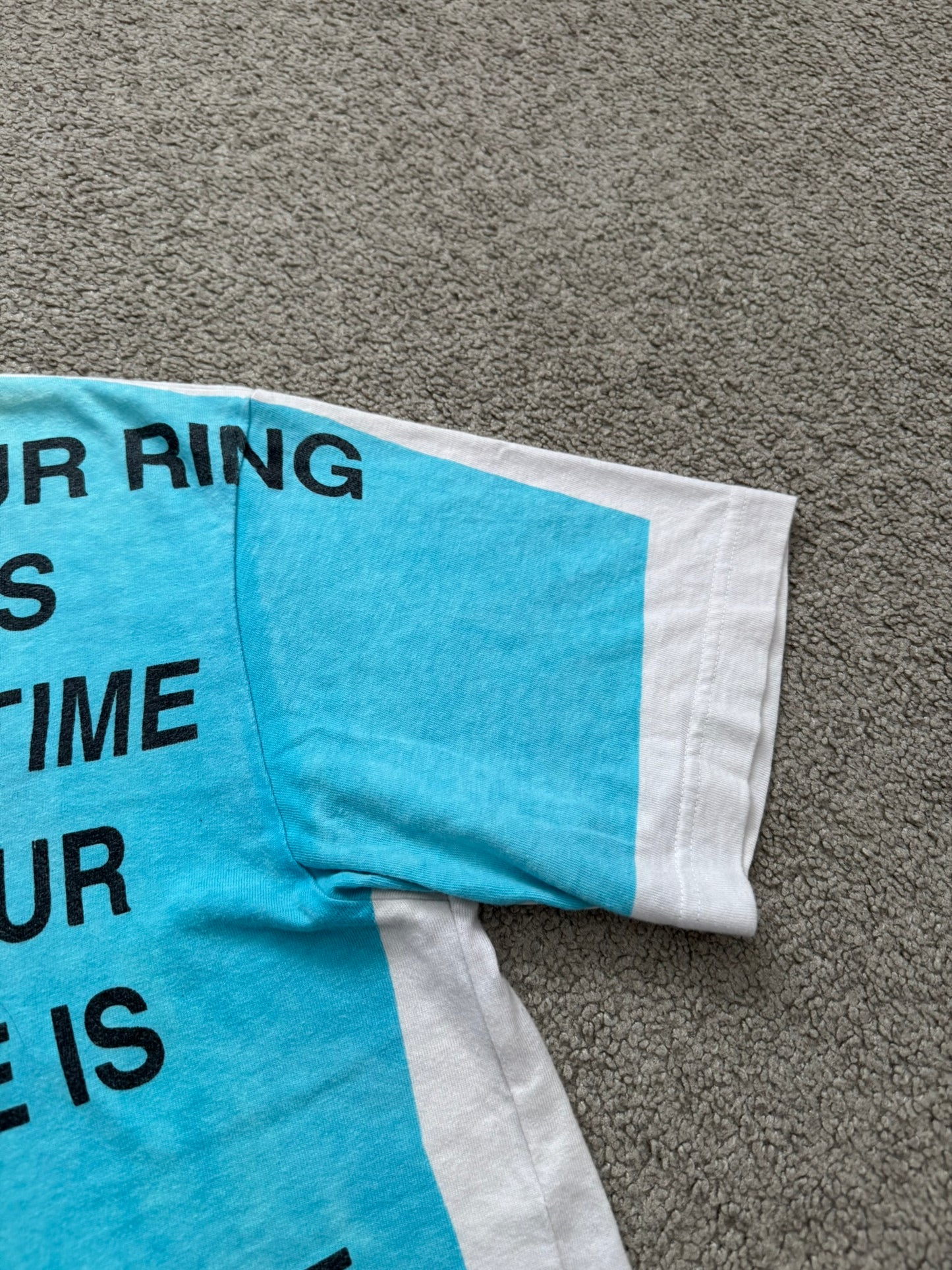 SS02 Junya Watanabe "Darling" Poem Graphic T Shirt