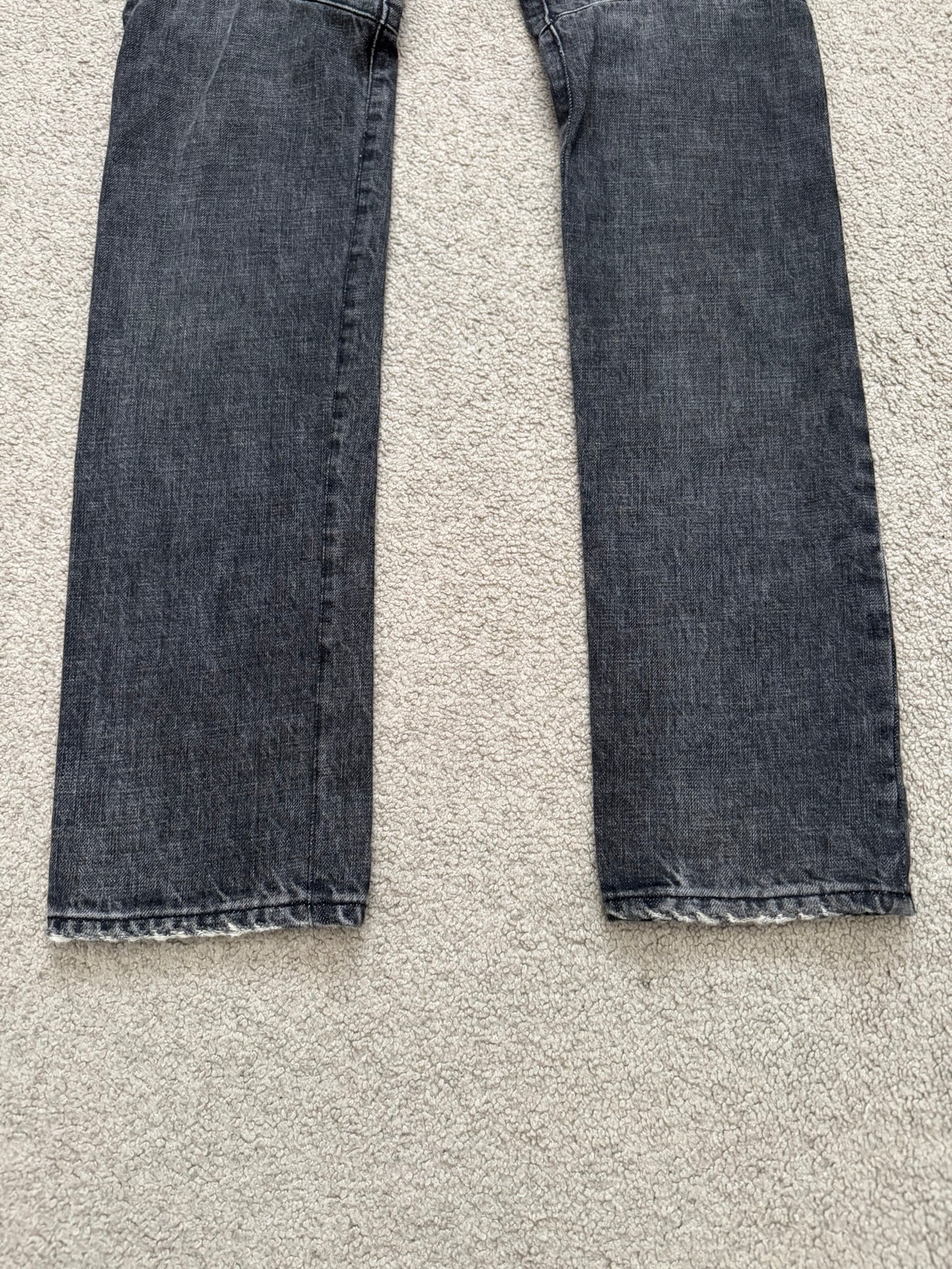 SS11 Balmain by Christophe Decarnin Eagle Coin Zip Biker Denim Jeans